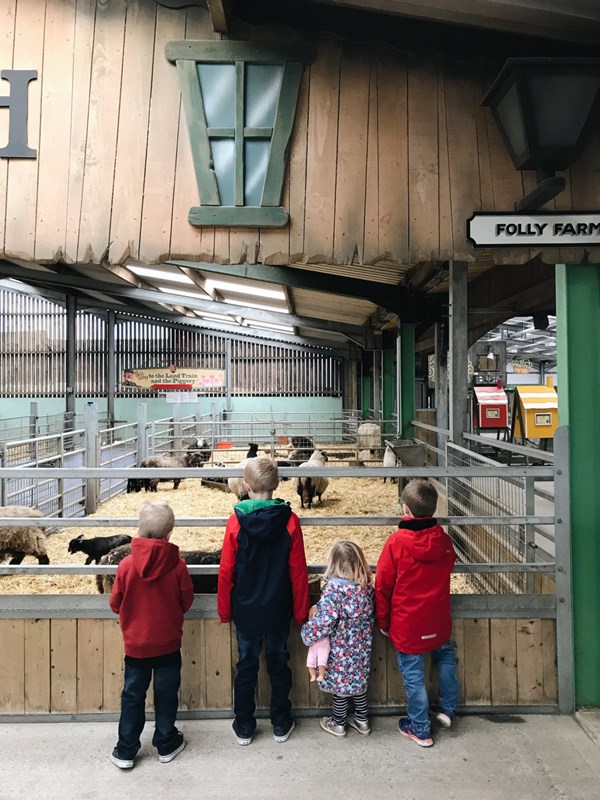 Children in the Jolly Barn